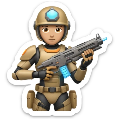  shooter game sticker