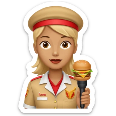 drive thru employe sticker