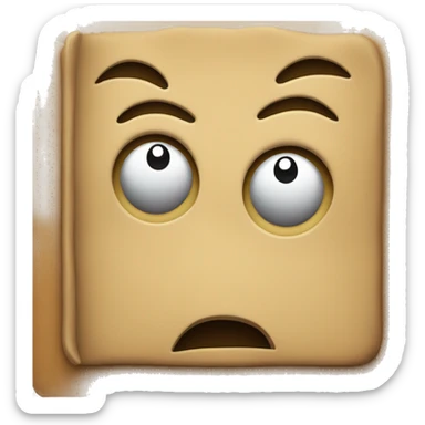 A iOS Safari Icon looking dumb sticker