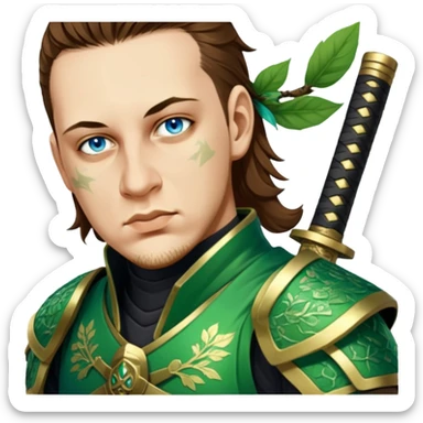 Emerald Samurai sticker