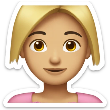 Cara enamorada y con corona sticker