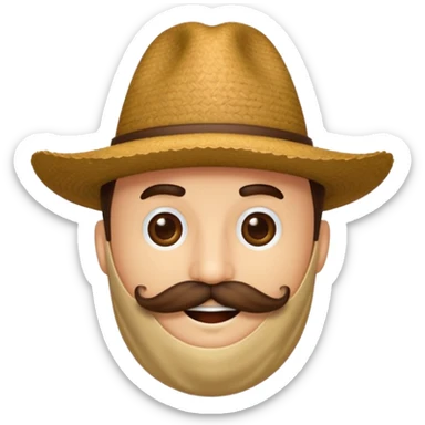 me puedes hacer un grano de café antropomorfo con bigote y sombrero 



 sticker