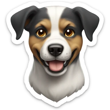 chien Super héros  sticker