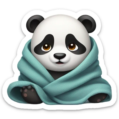 Night night panda  sticker