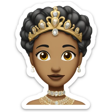 Queen never cry  sticker