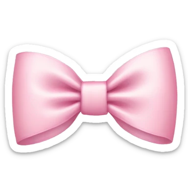Baby pink bow  sticker