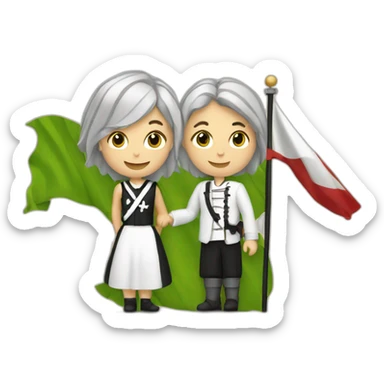 Drapeau breton avec hermine sticker