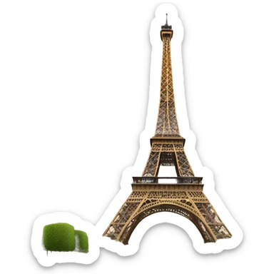Eiffel tower sticker