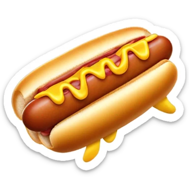 Hot dog dancing sticker