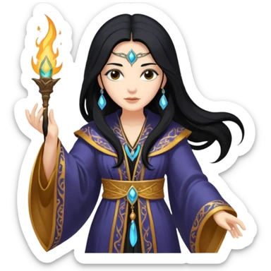 portrait of Elegant sorceress 




 sticker
