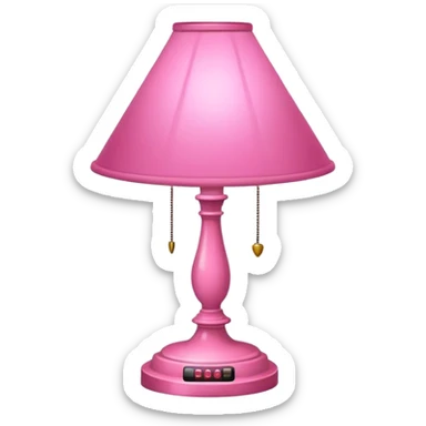 lampara rosa sticker