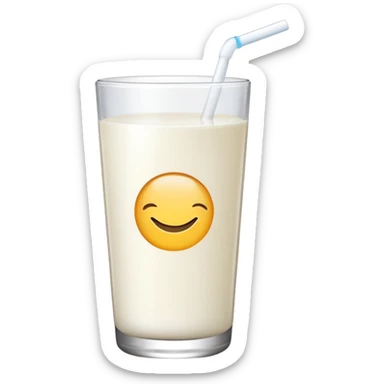 es como una bebida blanca y que diga siryp simple sticker