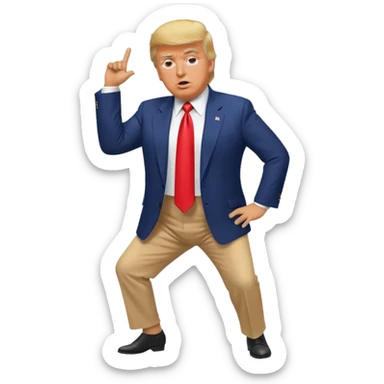donald trump twerking sticker