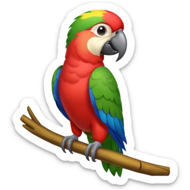 parrot speak sticker