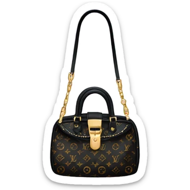 small black louis vuitton purse sticker