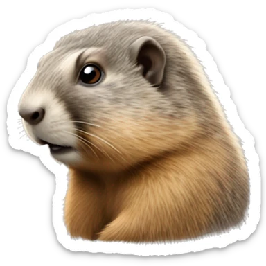 Marmotte  sticker