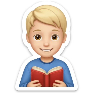 Storybook with kid sticker
