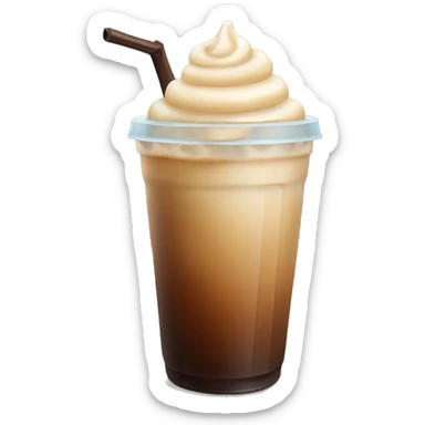 Iced coffee sticker