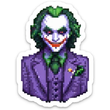 Joker from DC comics sticker