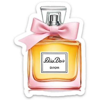 Miss dior perfume sticker
