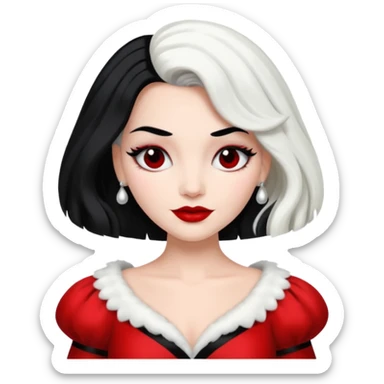 Cruella De Vil sticker