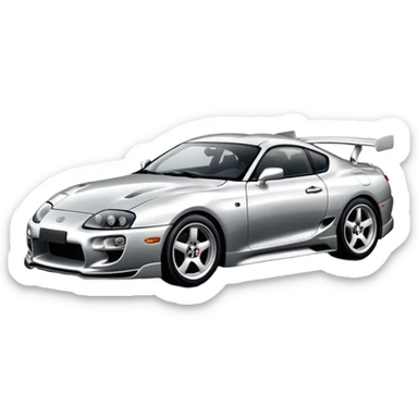 Toyota Supra MK4 car sticker