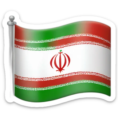 Iran-flag without logo sticker
