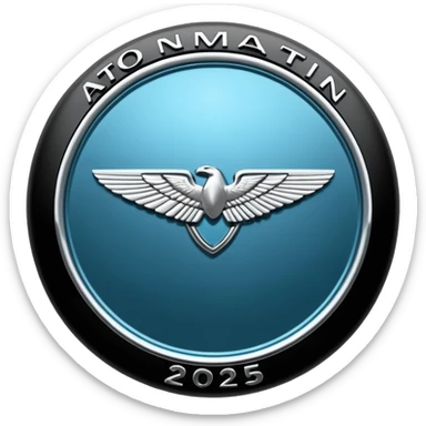 Logo Aston Martin 2025 sticker