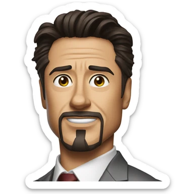 tony stark sticker