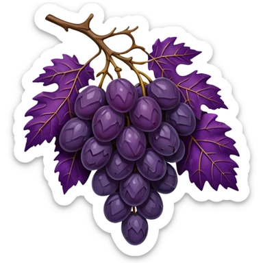 Dried grape sticker