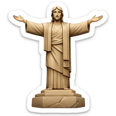 Christ the redeemer sticker
