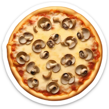 Mushroom pizza  sticker