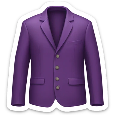 Plum jacket sticker