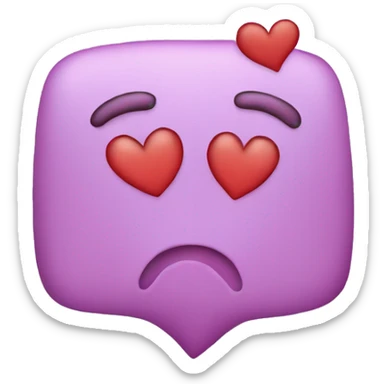 I love you text sticker