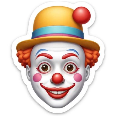 Chú hề đội mũ sticker