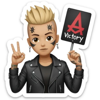 Anarchy Victory sticker