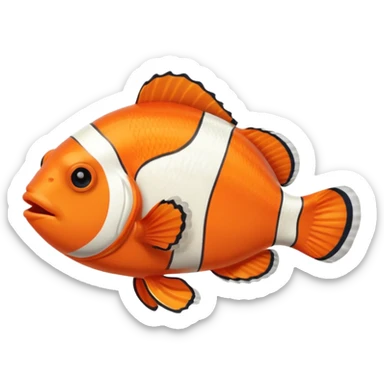 clown fish sticker
