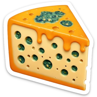 moldy orange cheese s sticker