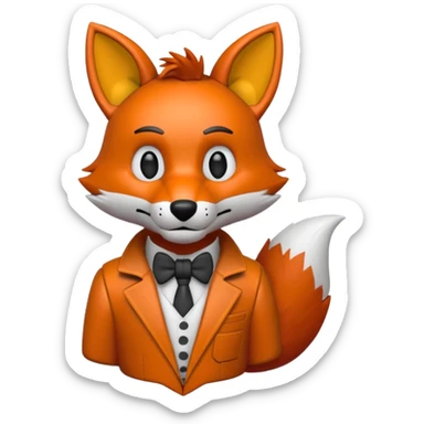 FNAF FOX'ta sticker