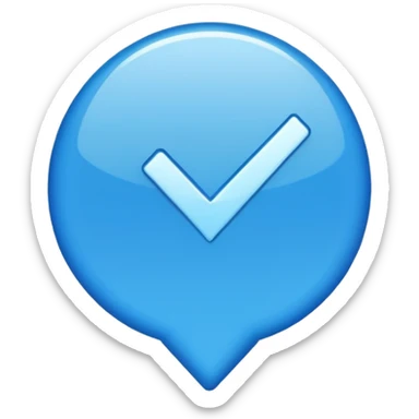 I want 🔵 blue tick like after id name of celebrities sticker