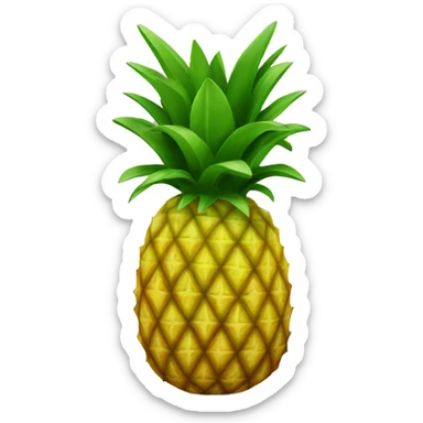 Pineapple sticker
