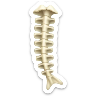 fish bone sticker