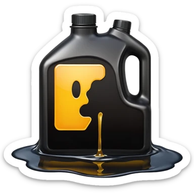 motor oil sticker
