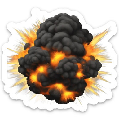 explosion sticker