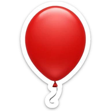 red balloon sticker