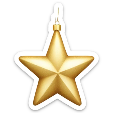 christmas decoration star sticker