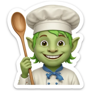 troll the chef sticker