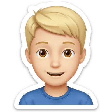 Show me a younger kid male. sticker