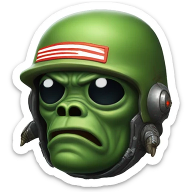 pepe worldeater spacemarine sticker