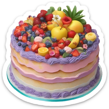 Cake sticker